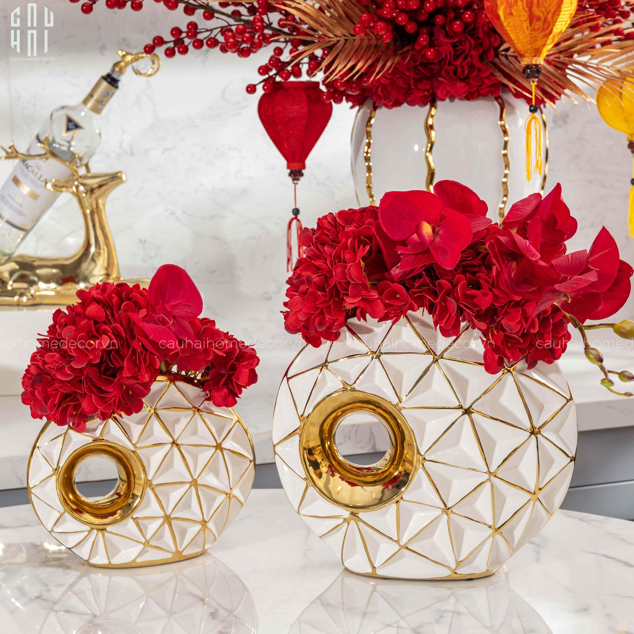 BÌNH HOA TRINITY S30-CẬU HAI HOME DECOR