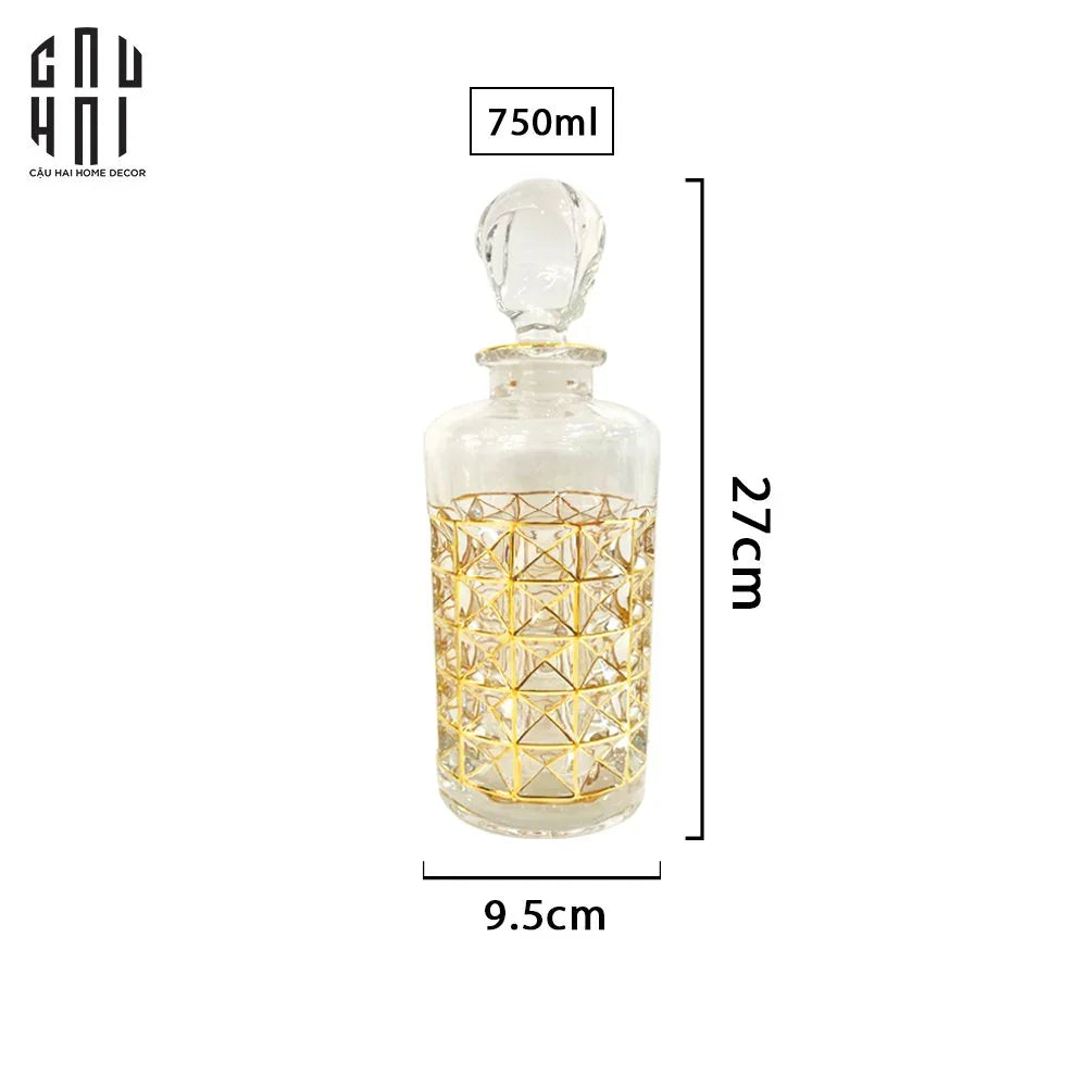 BÌNH RƯỢU NICHOLAS SS25-CẬU HAI HOME DECOR