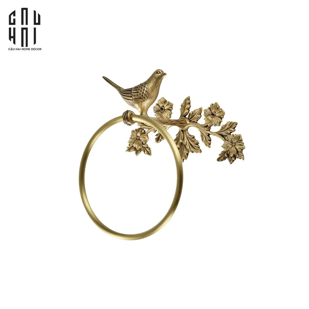 Bird Nest Brass Hanger - CẬU HAI HOME DECOR