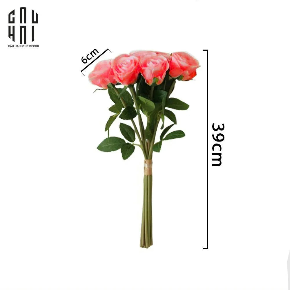 BÓ 8 HOA HỒNG ĐẬM AMELIE-CẬU HAI HOME DECOR
