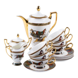 Maison Couture -  Set Bình Trà Cà Phê Oriental Équestre Héritage Tea & Coffee Set | 15pcs