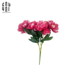 BÓ HOA MẪU ĐƠN HỒNG TÍM 5 BÔNG-CẬU HAI HOME DECOR