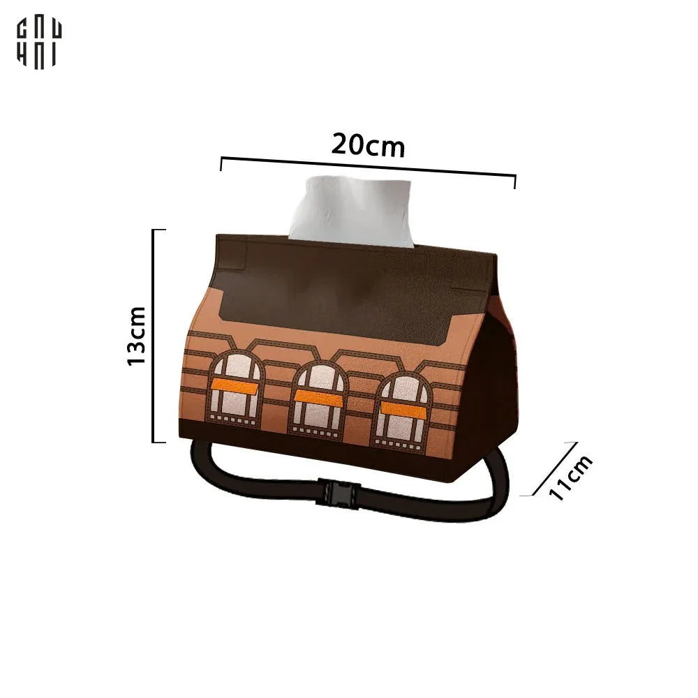 BỌC GIẤY SỢI VẢI CANVAS EMMA - ORANGE-CẬU HAI HOME DECOR