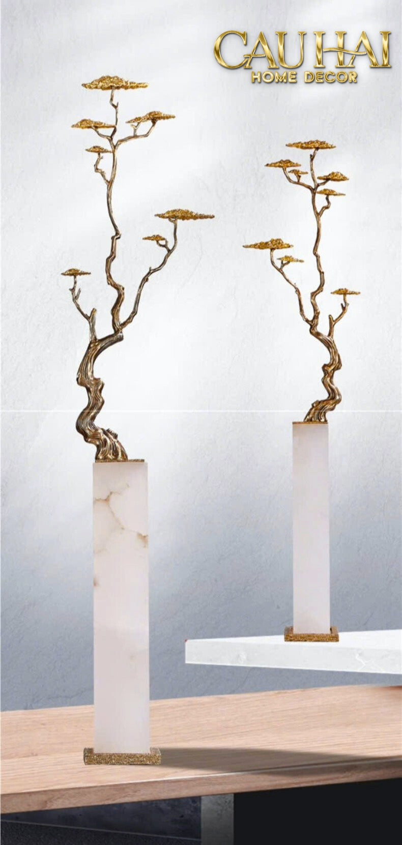 Home Couture - Tượng Lúa Mì Brasson Épi Doré Améthyste Première Galerie-CẬU HAI HOME DECOR