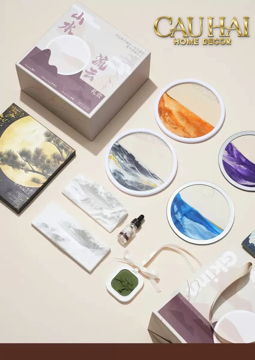 Home Fragrance - Gift Set Tinh Dầu Ashes Dune Tidal - Hộp Quà Tặng-CẬU HAI HOME DECOR