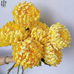 Cành Cúc Mẫu Đơn Vàng-CẬU HAI HOME DECOR