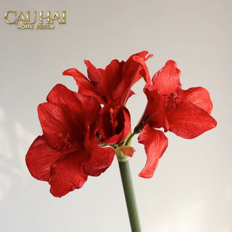 Cành Hoa Huệ Tứ Phương - Scarlet Rouge Matte-CẬU HAI HOME DECOR