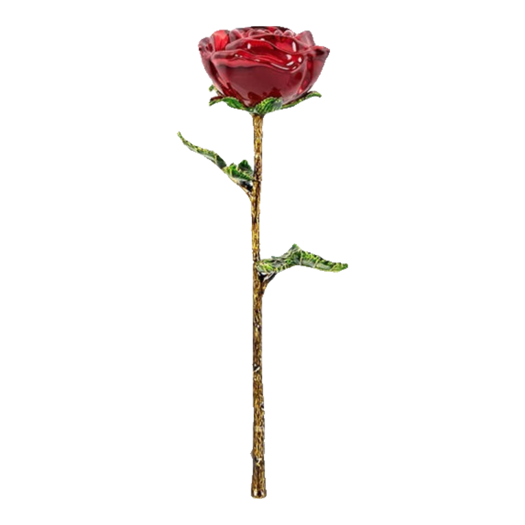 Cành Hoa Pha Lê Rose Éternelle – Crimson