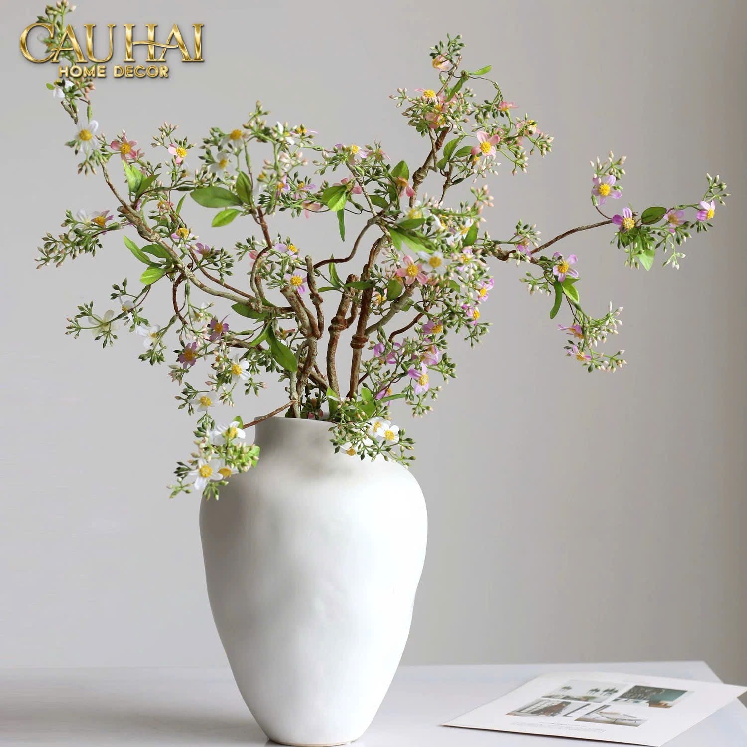 CÀNH HOA TÁO-CẬU HAI HOME DECOR