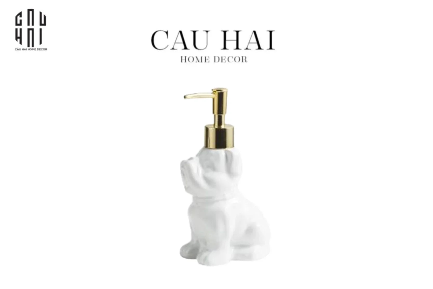 Chai Kit Nhà Tắm Puggy White - CẬU HAI HOME DECOR