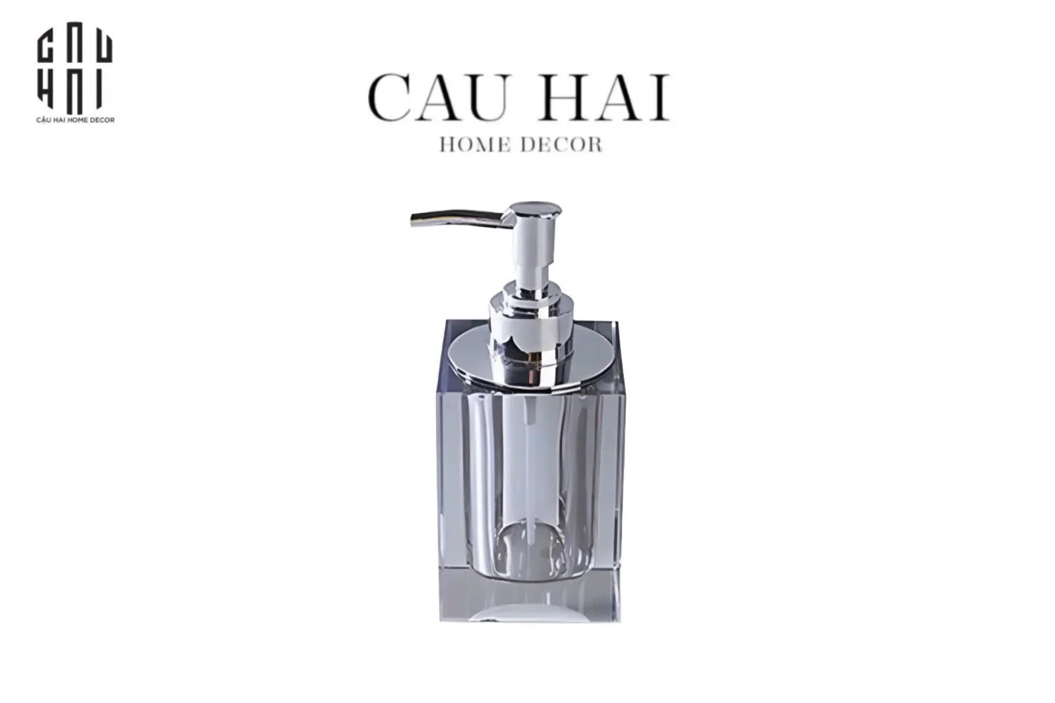 Chai Kit Pha Lê Bathroom Vanities Cristalleries Facetté – Smoky 8x18 160ML-CẬU HAI HOME DECOR