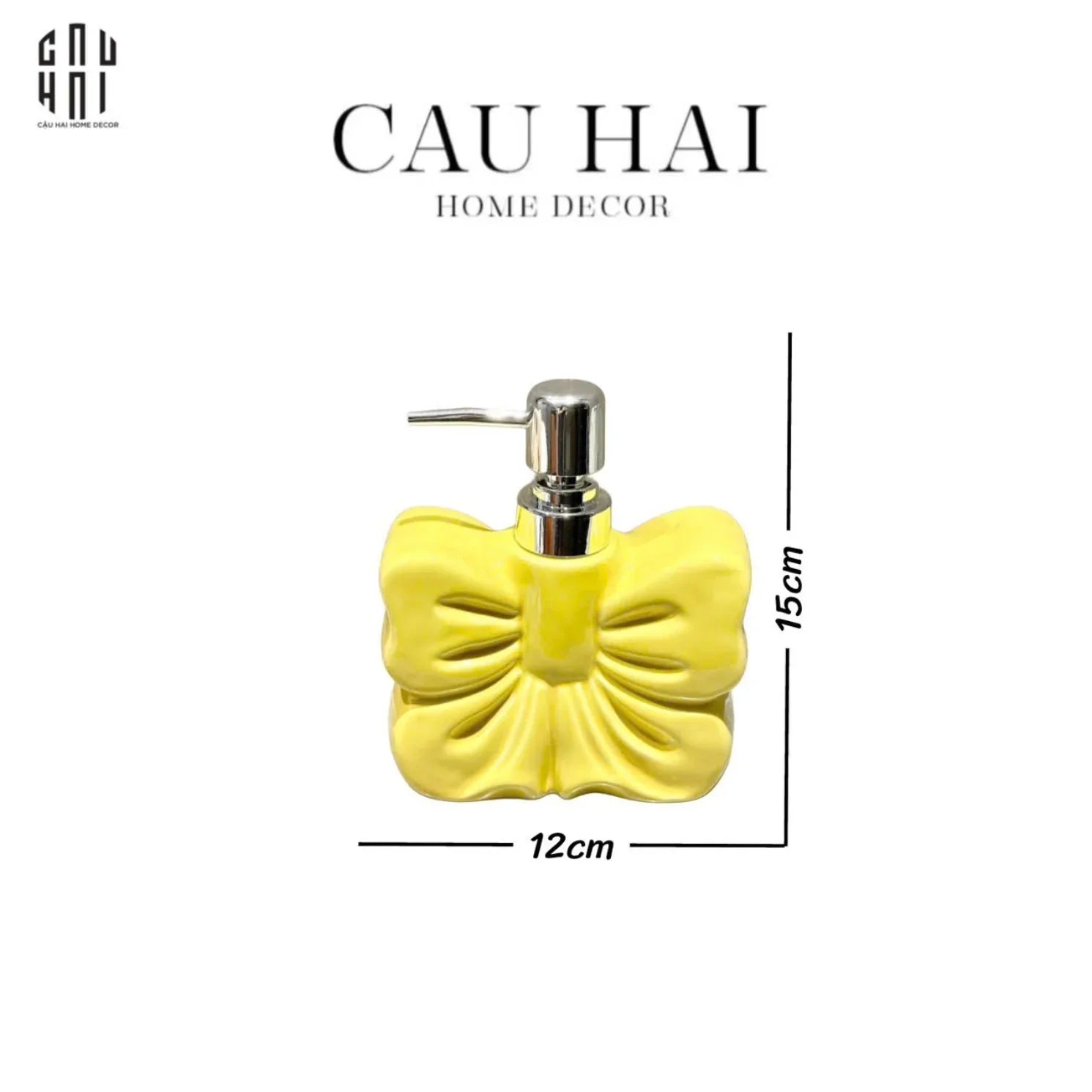 Chai Kit Yellow Bow-CẬU HAI HOME DECOR