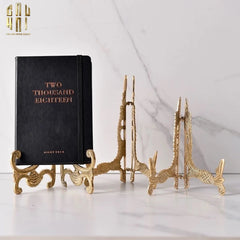 Chân Đỡ Đĩa Đồng Trưng Bày - Plate Stand Cosmo-CẬU HAI HOME DECOR