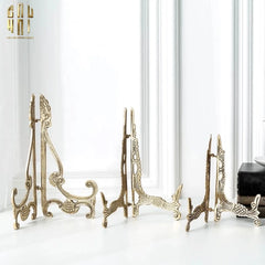 Chân Đỡ Đĩa Đồng Trưng Bày - Plate Stand Cosmo-CẬU HAI HOME DECOR