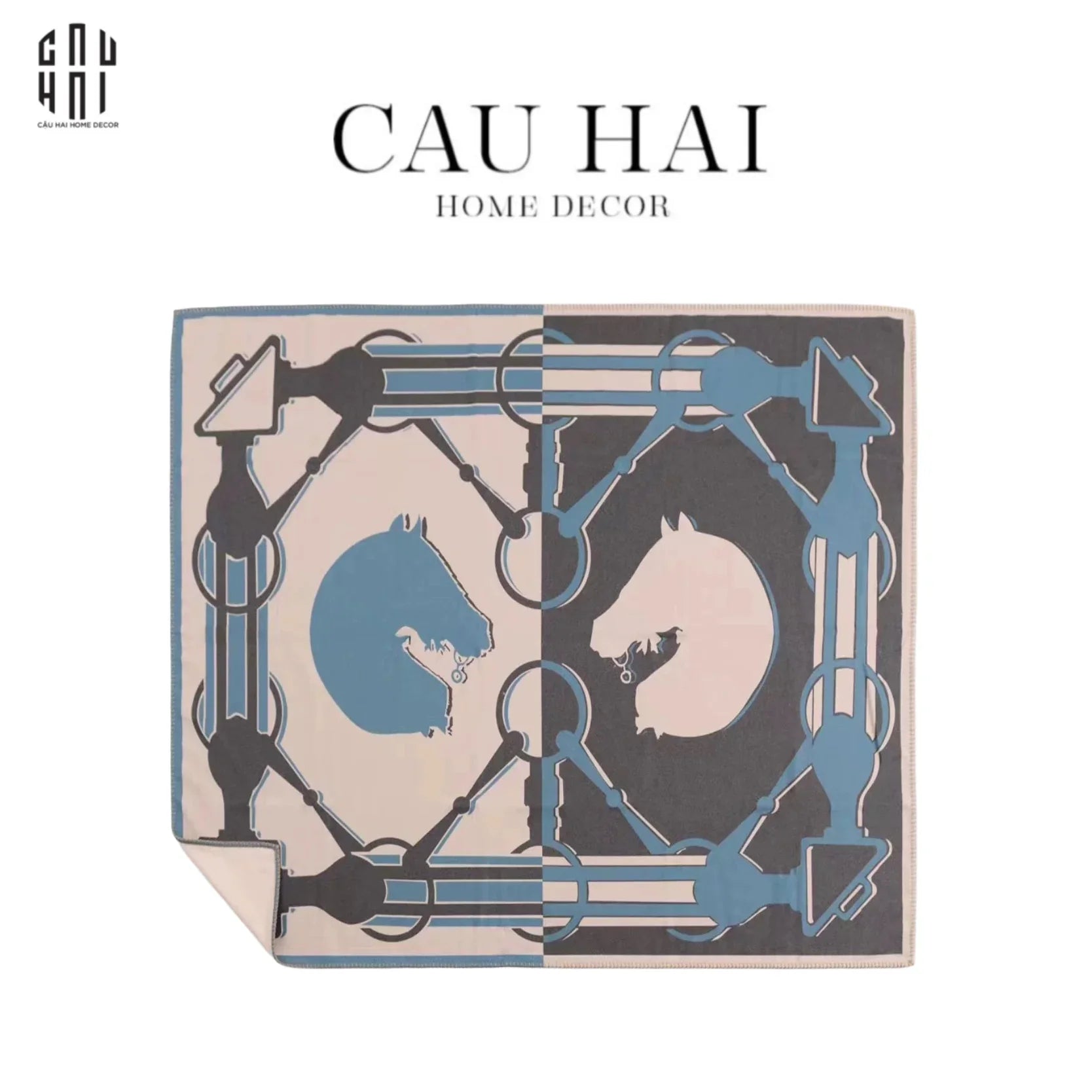 Chăn Nhung Cao Cấp Tatersale Velvet Blanket 150.-CẬU HAI HOME DECOR