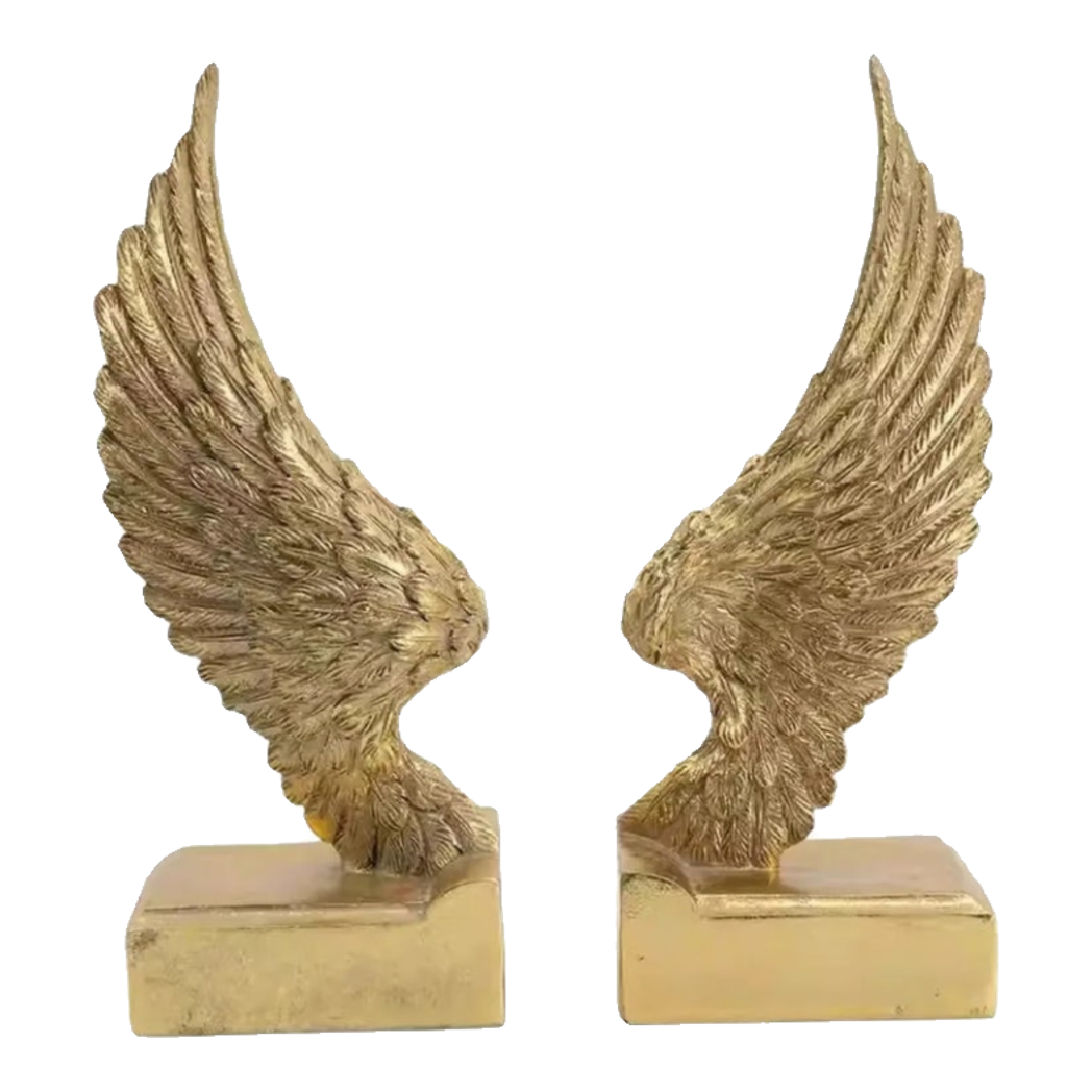 Maison Couture - Tượng Chặn Sách Cánh Thiên Thần - Gabriel Angel Wings 15x15x7.5