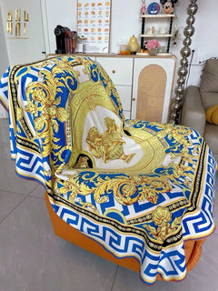 Chăn Sofa Cao Cấp Gold Line Barocco Velvet Blanket 150.-CẬU HAI HOME DECOR