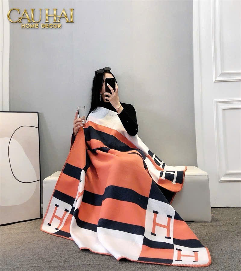 Chăn Sofa Noir-O Helios Velvet Blanket - CẬU HAI HOME DECOR