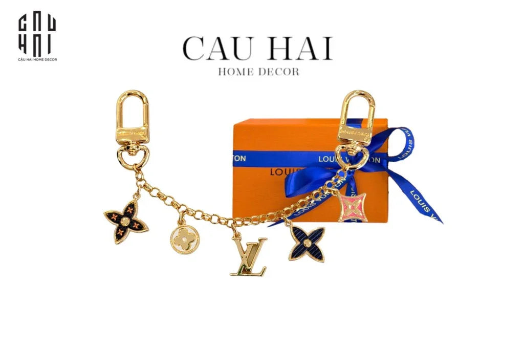 CHARM TÚI - LONG EDITION - LOUIS DE FLEUR MONOGRAM-CẬU HAI HOME DECOR