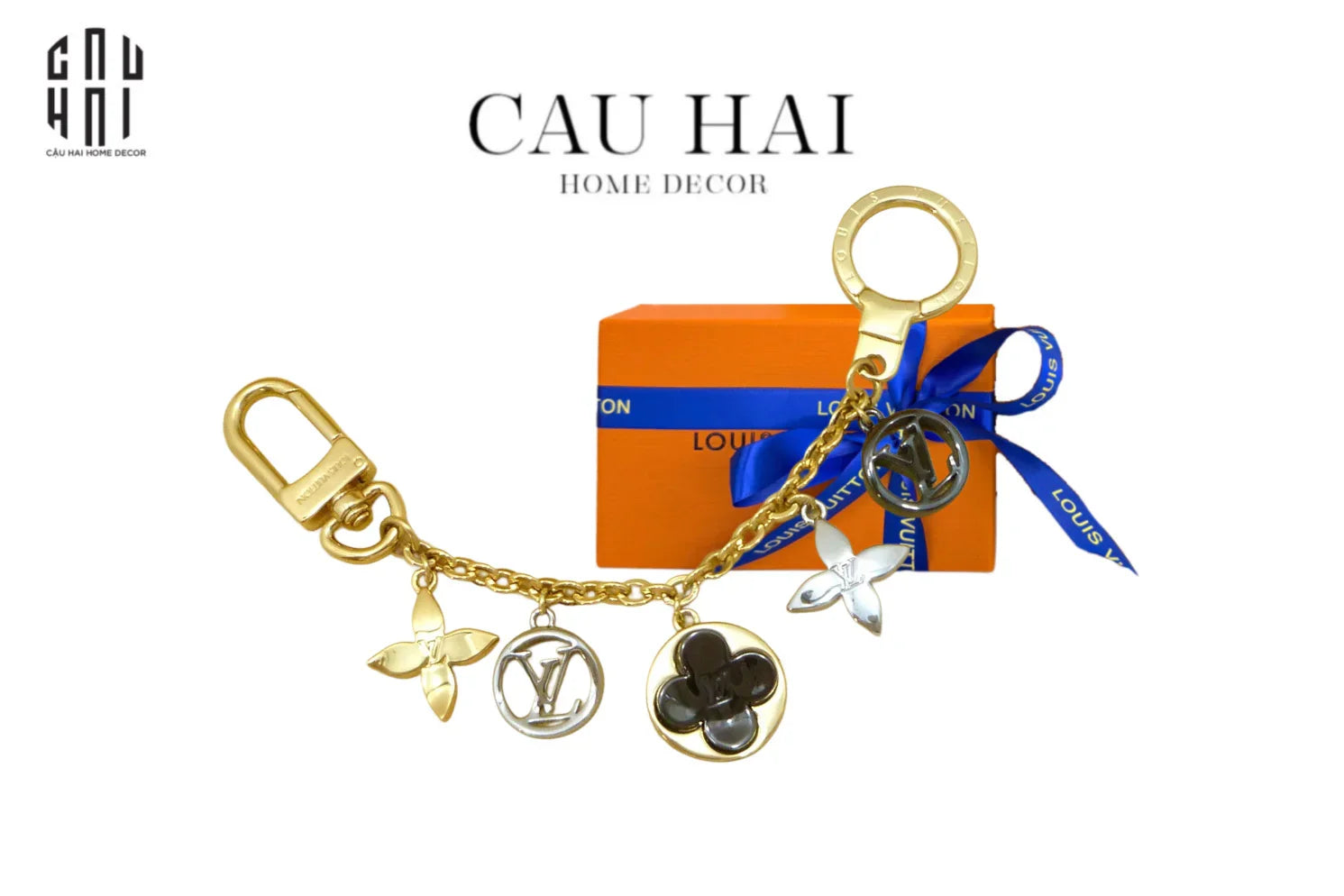 CHARM TÚI LONG RING - NOIR LOUIS-CẬU HAI HOME DECOR