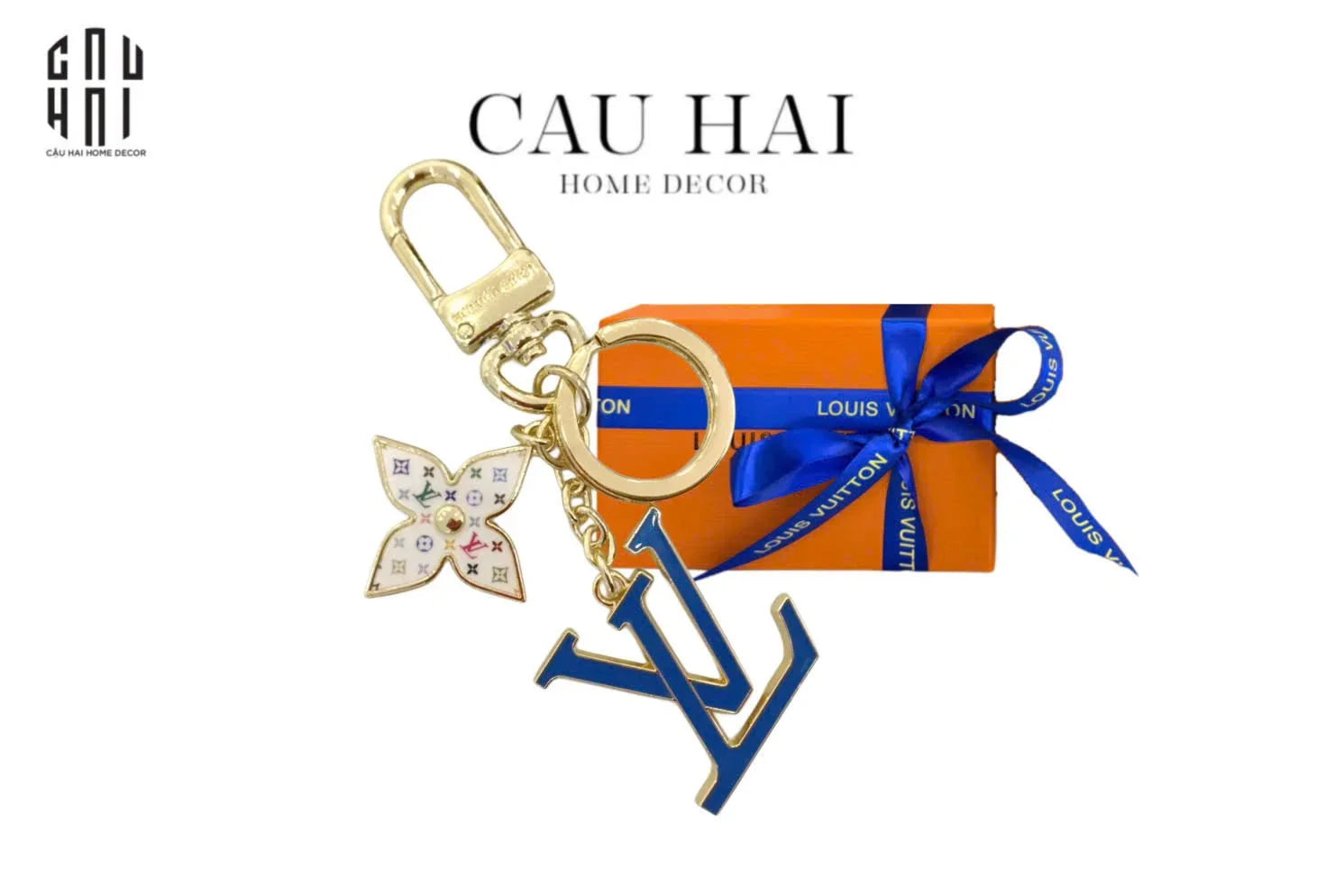 CHARM TÚI LOUIS V. MULTICOLOR MONOGRAM - DEEP SEA-CẬU HAI HOME DECOR