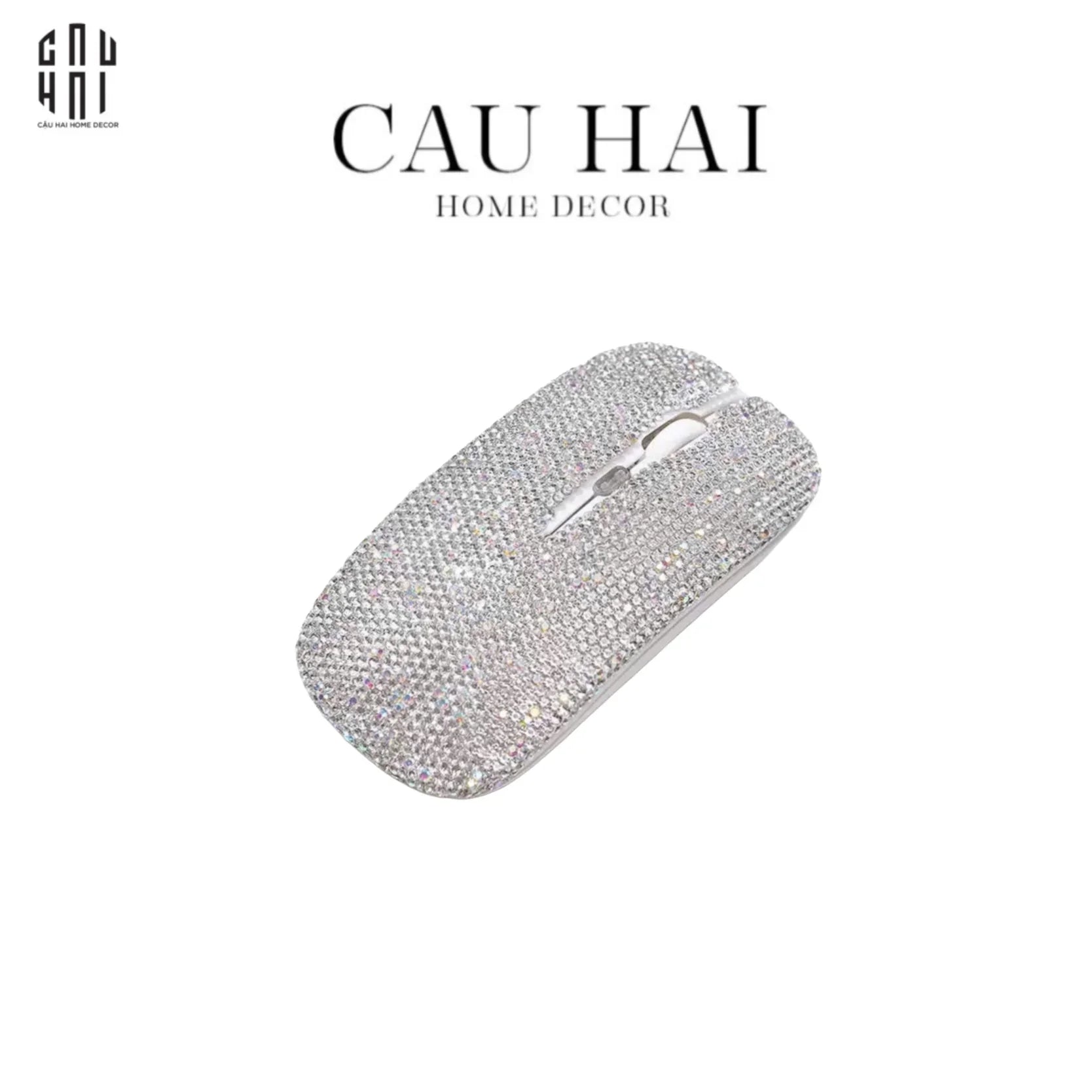 Chuột Máy Tính Không Dây - Magic Mouse Diamond Bling Bling - CẬU HAI HOME DECOR