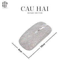 Chuột Máy Tính Không Dây - Magic Mouse Diamond Bling Bling-CẬU HAI HOME DECOR