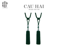 Cột Màn Đôi Émeraude Crystal Tassel Curtain Tieback 82Cm-CẬU HAI HOME DECOR