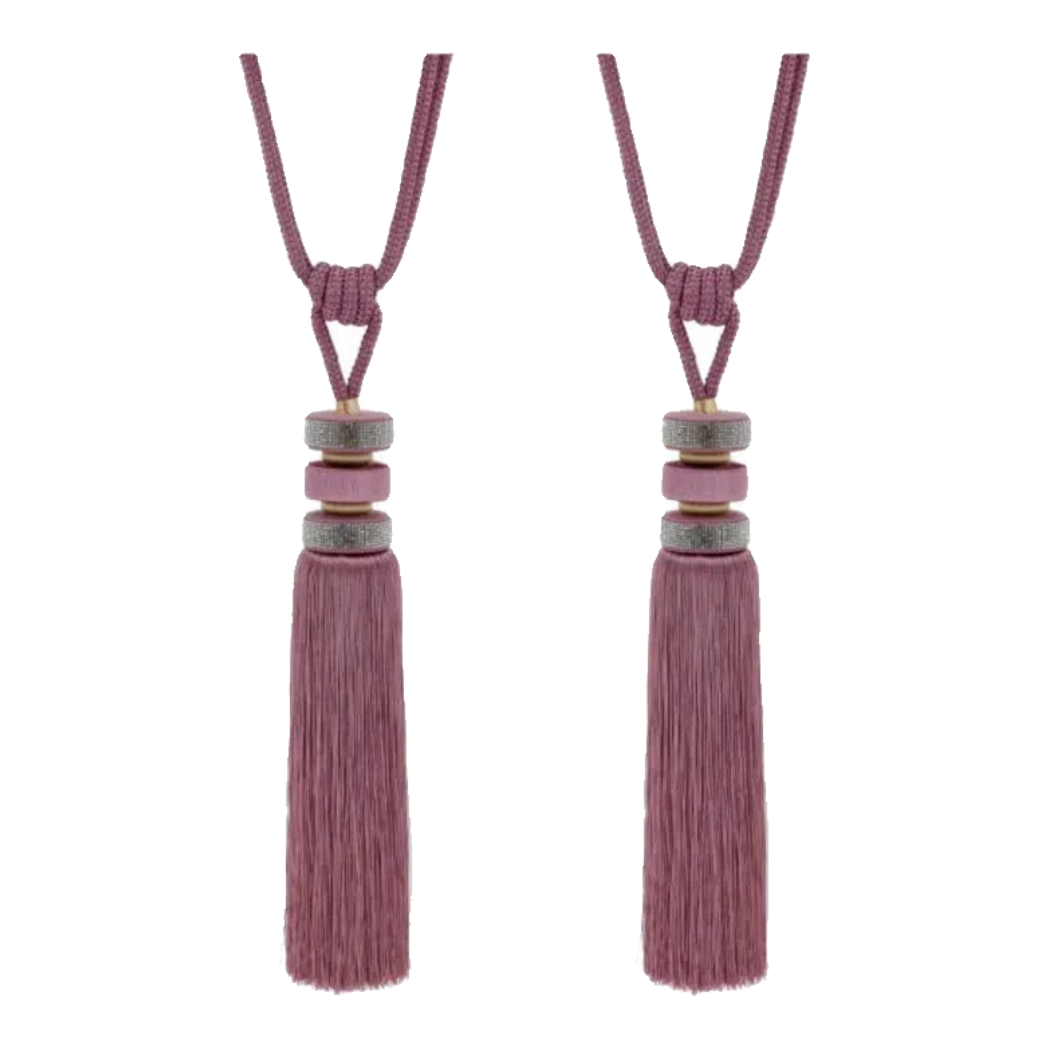 Cột Màn Đôi Fuchsia Bling Bling Tassel Curtain Tieback- 85Cm