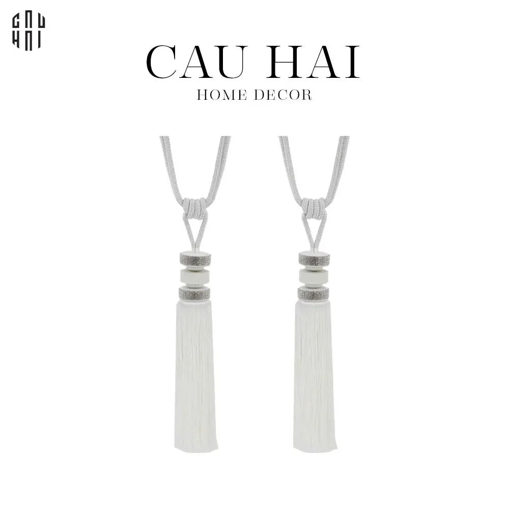 CỘT MÀN ĐÔI BLANC BLING BLING TASSEL CURTAIN TIEBACK - 85CM-CẬU HAI HOME DECOR