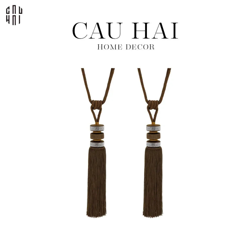CỘT MÀN ĐÔI ENIGMA BLING BLING TASSEL CURTAIN TIEBACK - 85 CM-CẬU HAI HOME DECOR