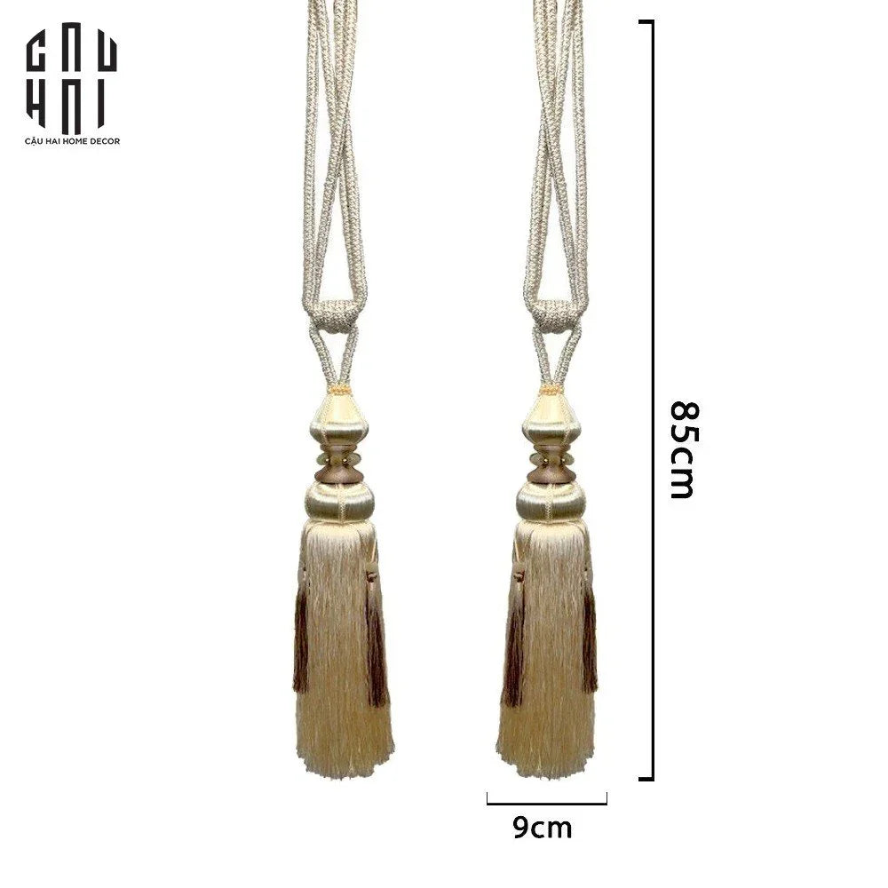 Cột Màn Erie Tassel Curtain Tieback 2Pcs 85Cm - CẬU HAI HOME DECOR