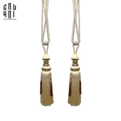Cột Màn Erie Tassel Curtain Tieback 2Pcs 85Cm-CẬU HAI HOME DECOR