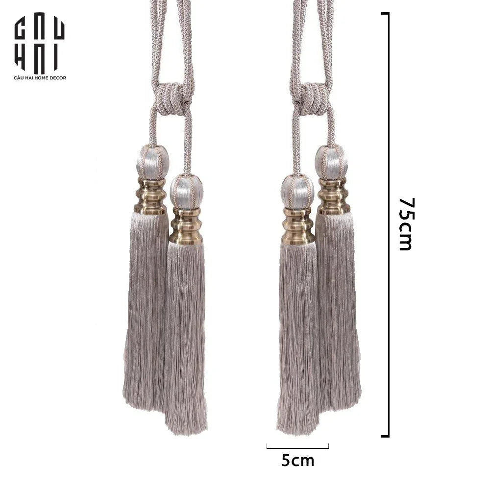 CỘT MÀN PLATINUM TASSEL CURTAIN TIEBACK 2PCS-CẬU HAI HOME DECOR