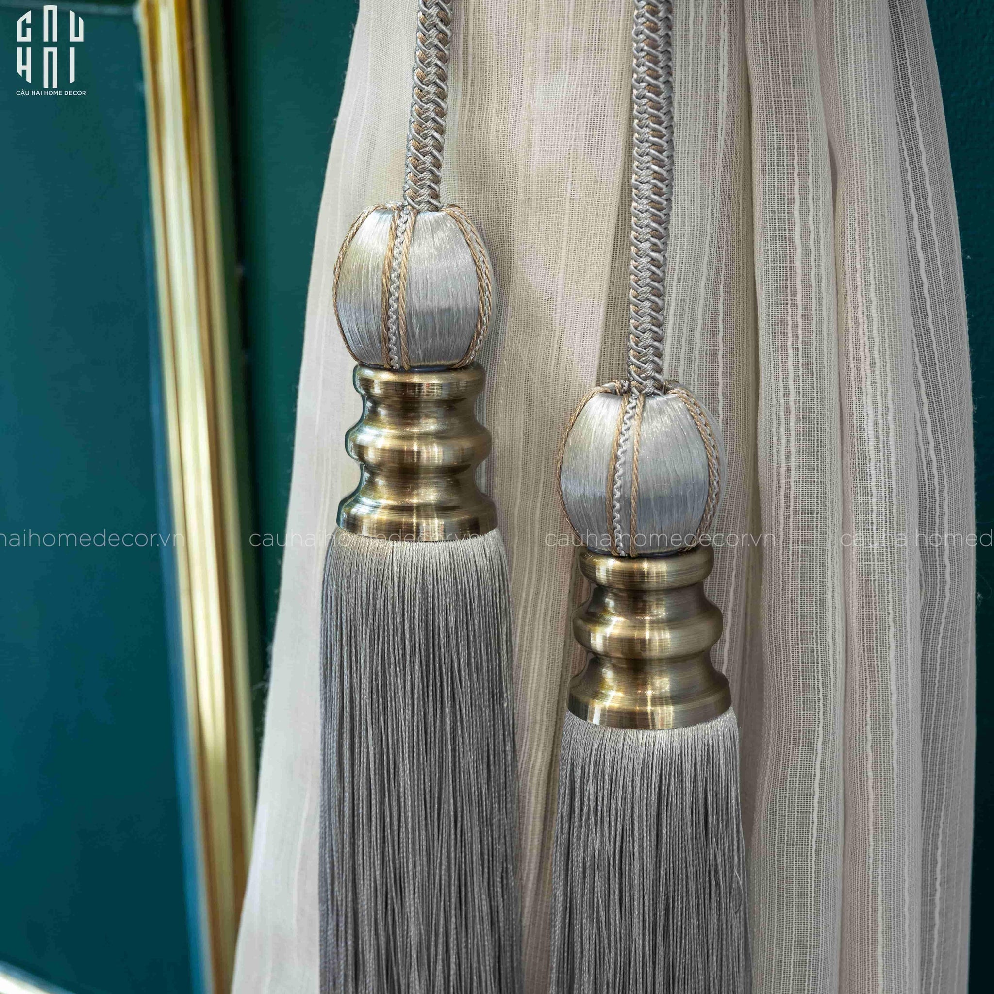 CỘT MÀN PLATINUM TASSEL CURTAIN TIEBACK 2PCS-CẬU HAI HOME DECOR