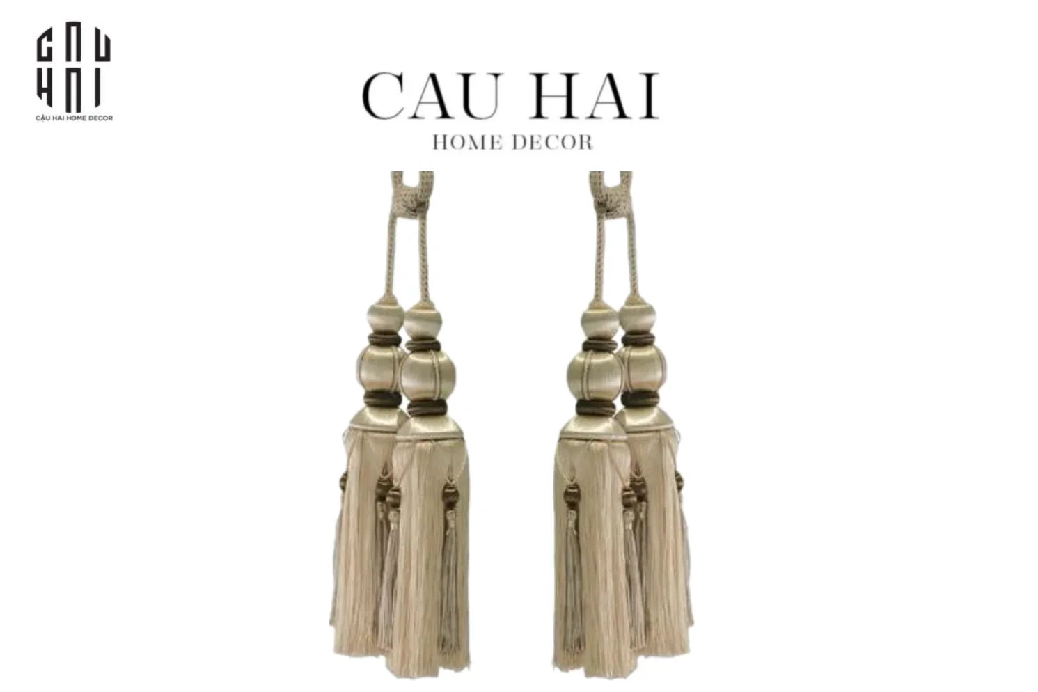 Cột Màn Rita Tassel Curtain Tieback 2Pcs 2Pcs-CẬU HAI HOME DECOR