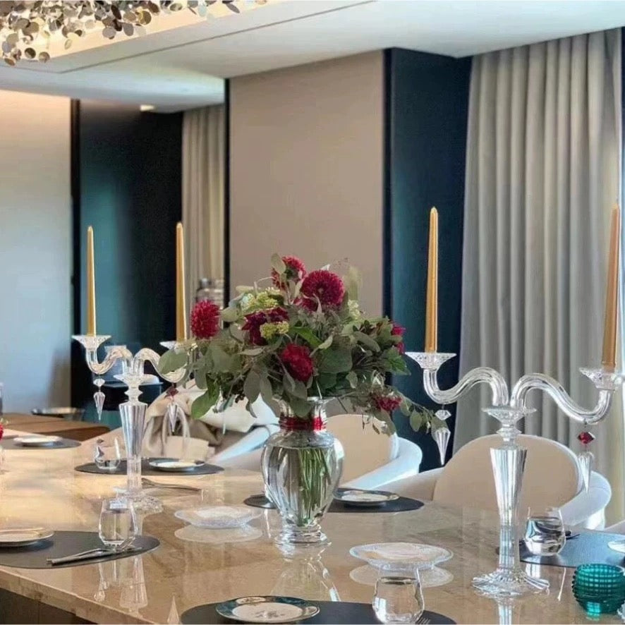 Cristallery Maison Couture - Đĩa Pha Lê 3 Tầng Impérial Scepter Serving Étagère zxx-Đĩa bánh tầng-CẬU HAI HOME DECOR