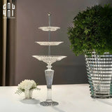 Cristallery Maison Couture - Đĩa Pha Lê 3 Tầng Impérial Scepter Serving Étagère zxx-Đĩa bánh tầng-CẬU HAI HOME DECOR