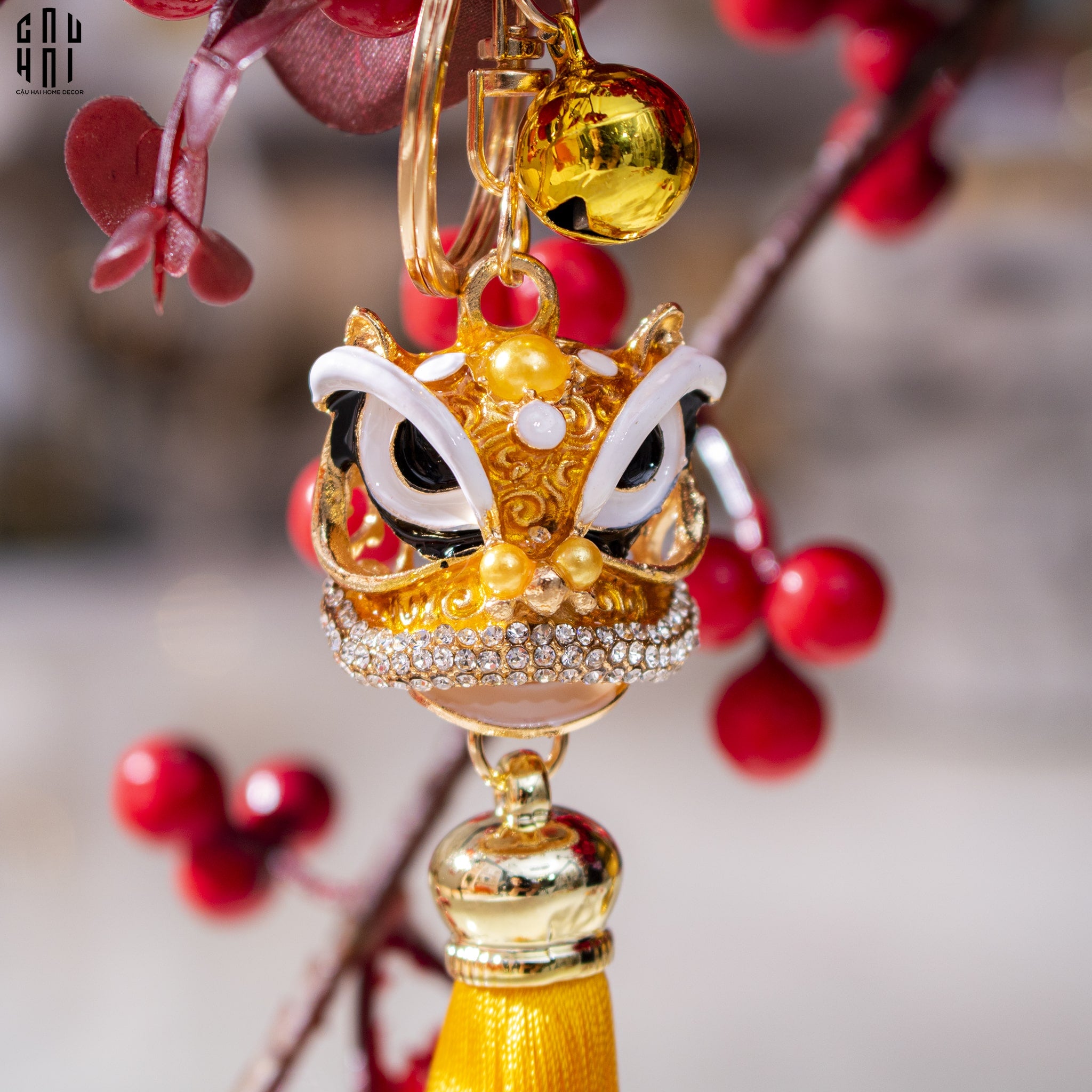 Dây Treo Kỳ Lân Ánh Vàng - CẬU HAI HOME DECOR