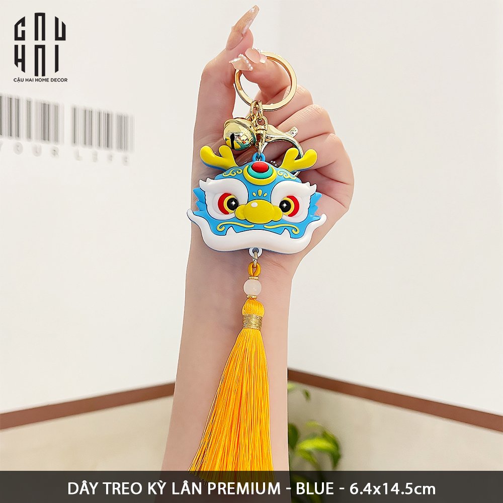 Dây Treo Kỳ Lân Premium - Blue - CẬU HAI HOME DECOR