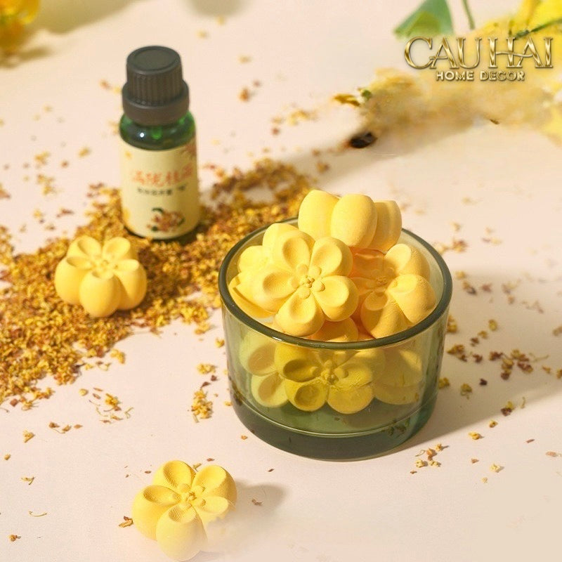 Home Fragrance - Gift Set Đá Khuếch Tán Osmanthus Bloom Aroma Stones-CẬU HAI HOME DECOR