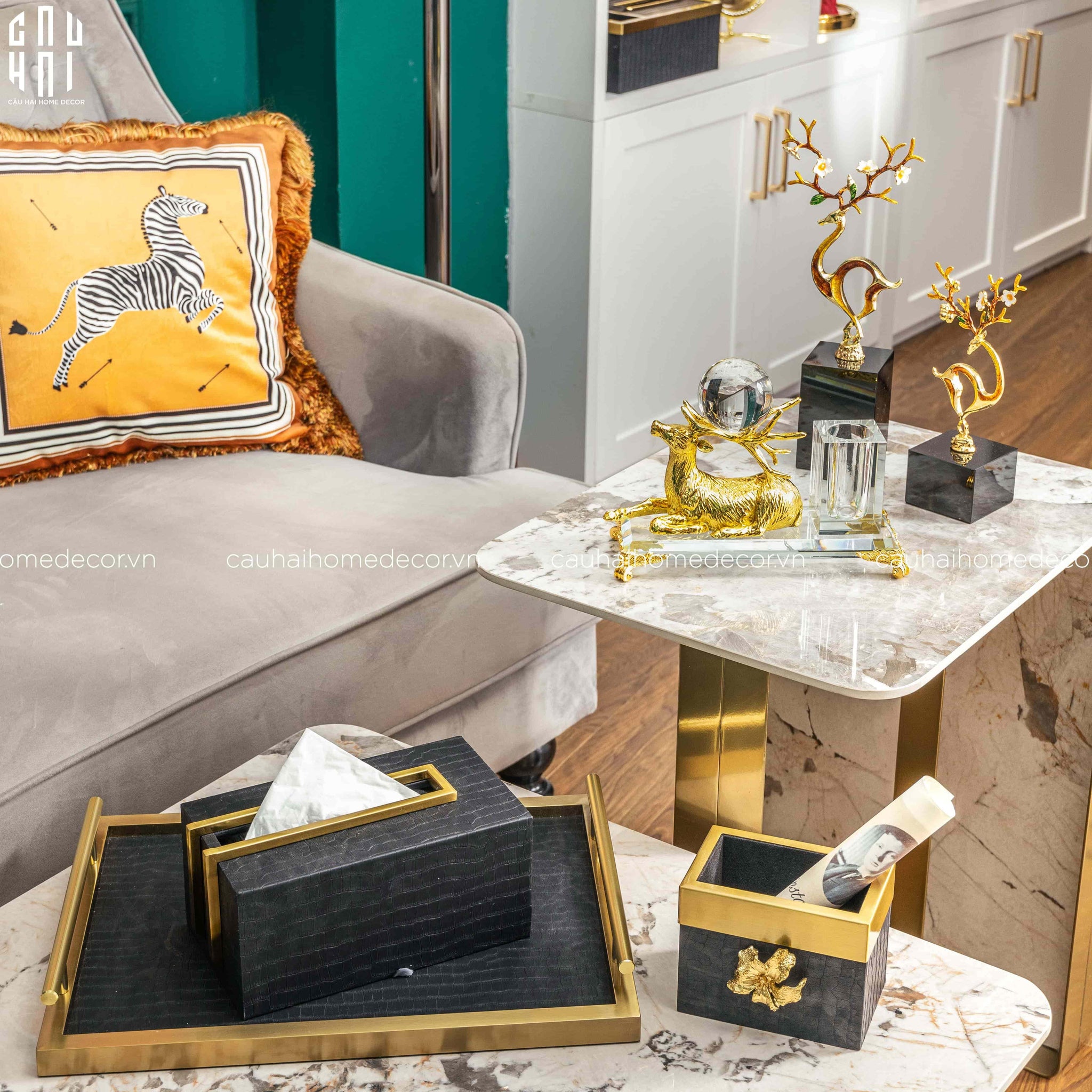 ĐẾ BÚT GOLDEN FORTUNE-CẬU HAI HOME DECOR