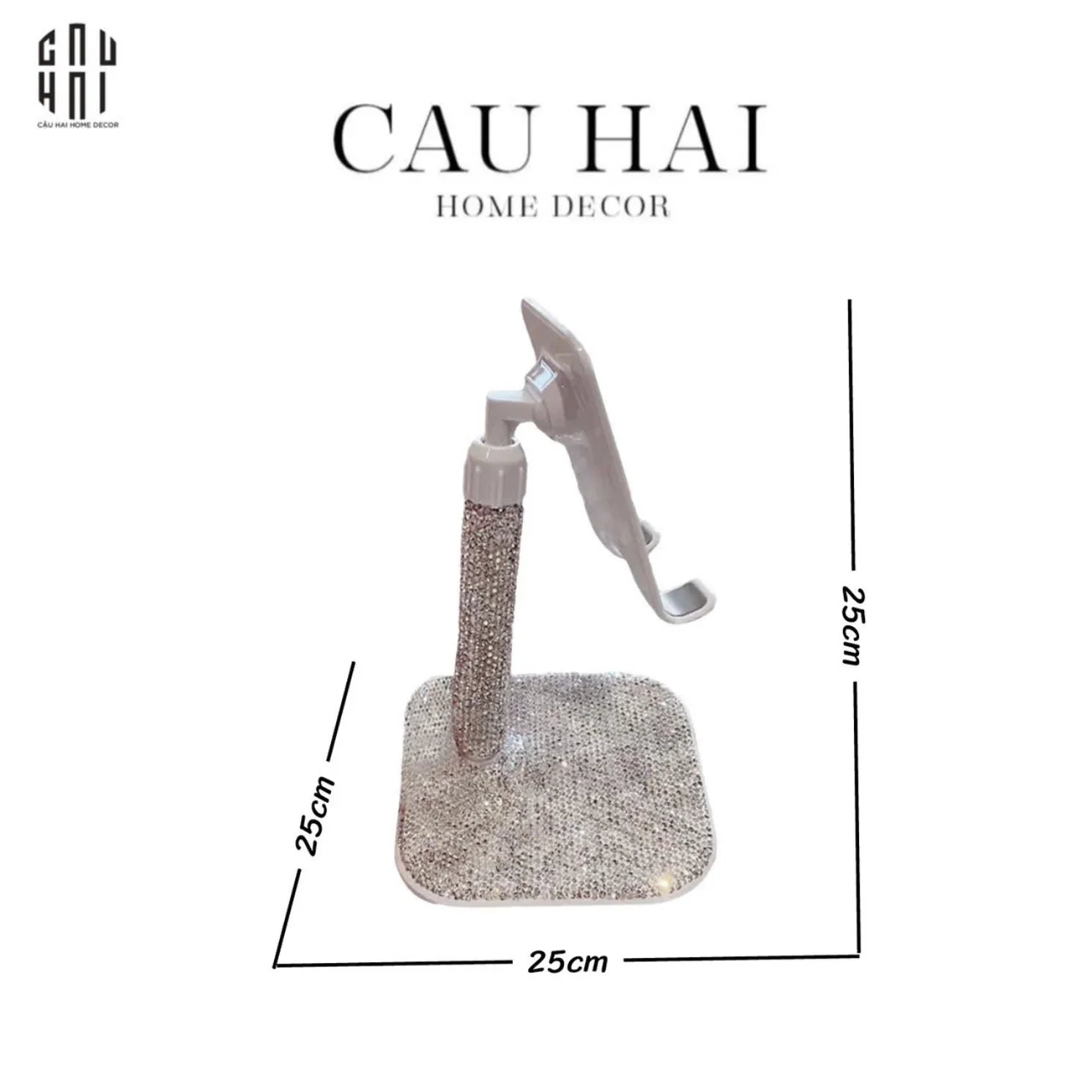 ĐẾ ĐỠ ĐIỆN THOẠI DIAMOND BLING BLING-CẬU HAI HOME DECOR