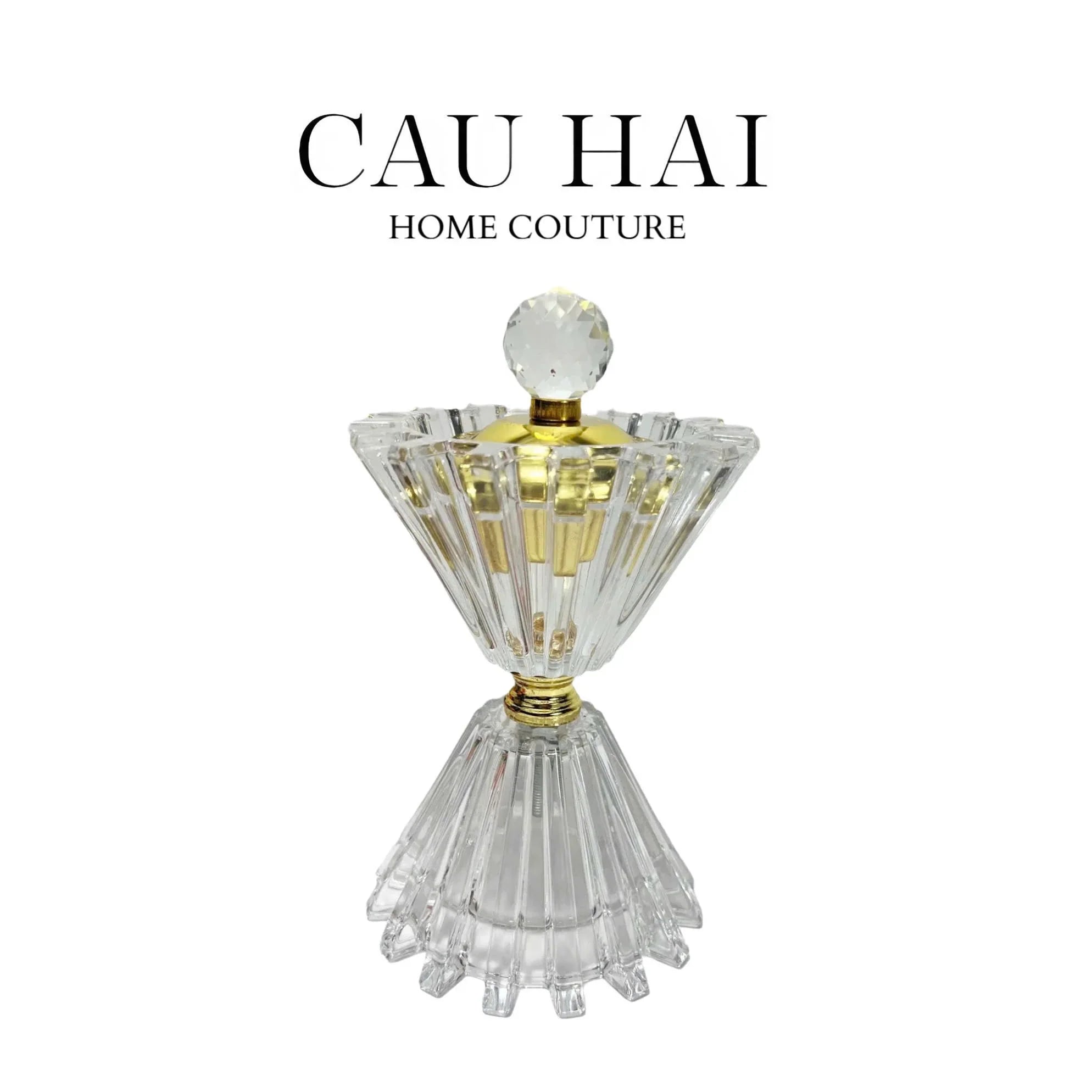 Đế Đốt Trầm Pha Lê La Robe De Lumiere-ĐỐT TRẦM & HƯƠNG THƠM-CẬU HAI HOME DECOR