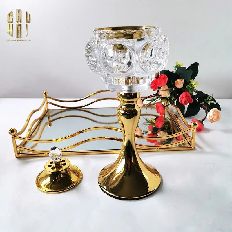 ĐẾ ĐỐT TRẦM ROYAL CRYSTAL BURNER-CẬU HAI HOME DECOR