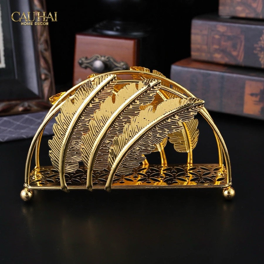 Đế Giấy Royale Persian Aurum Plumage Tissue Holder - CẬU HAI HOME DECOR