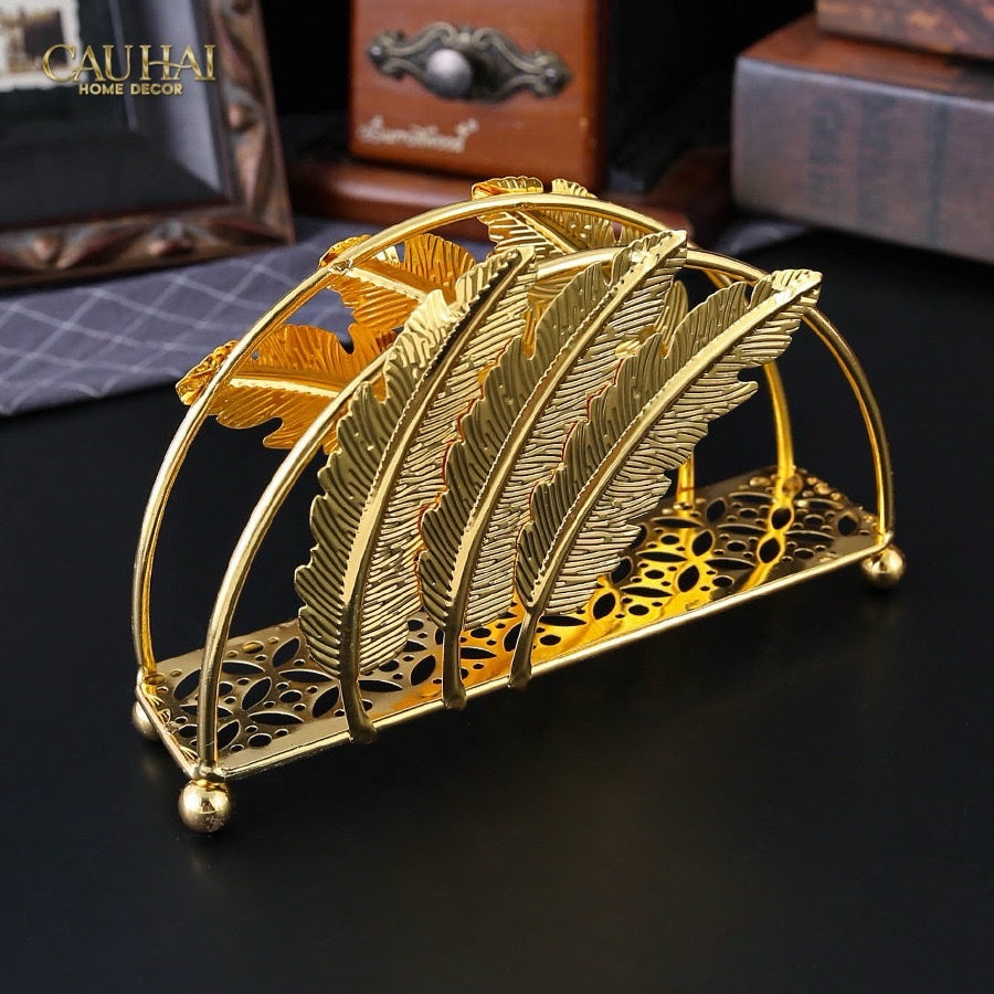 Đế Giấy Royale Persian Aurum Plumage Tissue Holder - CẬU HAI HOME DECOR
