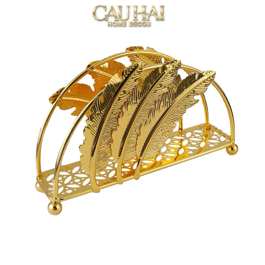 Đế Giấy Royale Persian Aurum Plumage Tissue Holder - CẬU HAI HOME DECOR