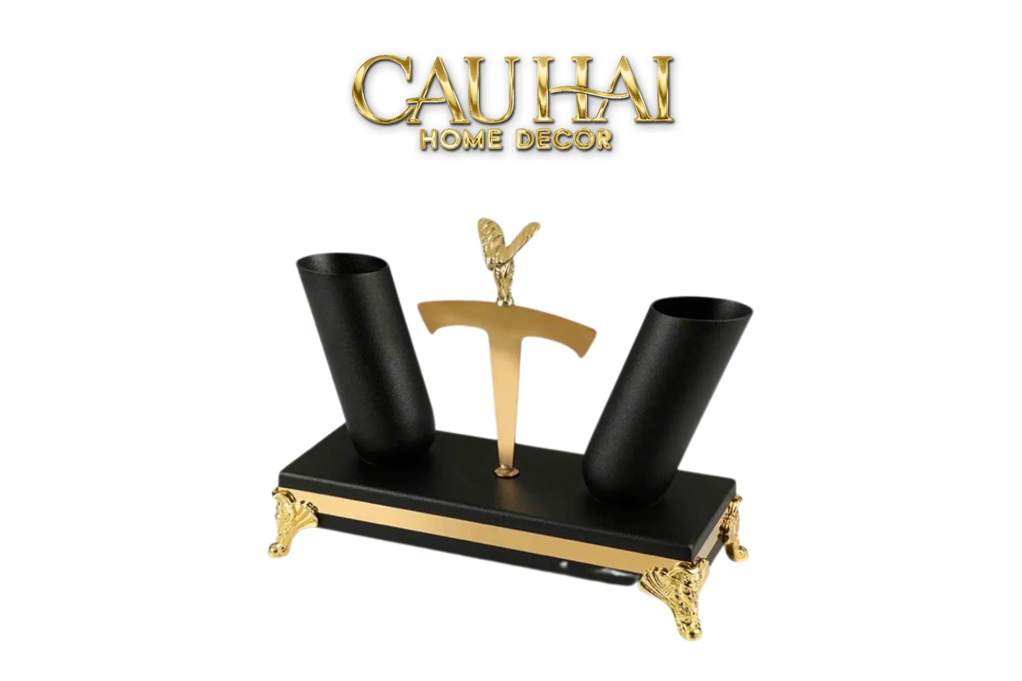 Đế Micro Faucon Impérial – Gilded-PHỤ KIỆN BÀN LÀM VIỆC-CẬU HAI HOME DECOR