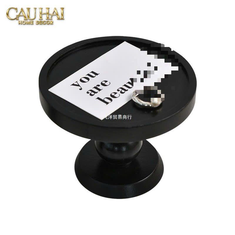 ĐẾ NẾN BLACK WOOD-CẬU HAI HOME DECOR